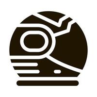 Spaceman Helmet Mask Icon Illustration vector