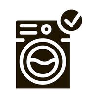 Laundry Washing Machine Icon Illustration vector