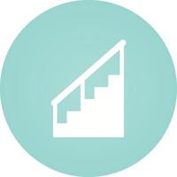 icono de vector de escaleras