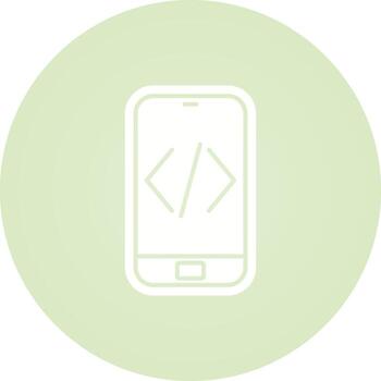 icono de vector de codificación