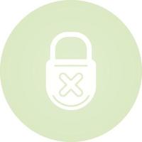 Unprotected Vector Icon