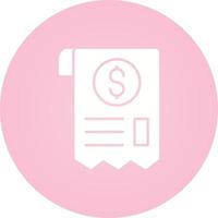 Receipt Vector Icon