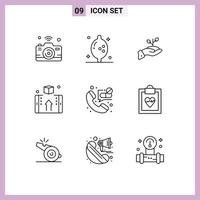 9 Creative Icons Modern Signs and Symbols of money box growth payment loan Editable Vector Design Elements