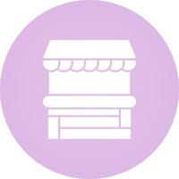 Food Stand Vector Icon