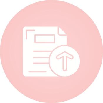 Files Upload Vector Icon