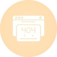 404 Error Vector Icon