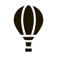 Trip Air Balloon Icon Vector Glyph Illustration