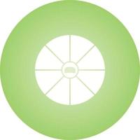 Unique Apple Pie Vector Glyph Icon
