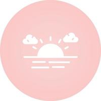 Sunset Vector Icon