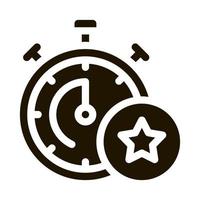 Bonus Stopwatch Concept Icon Vector Glyph Illustration