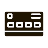 Credit Card Icon Vector Glyph Illustration