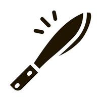 Ilustración de símbolo de vector de icono de herramienta de cuchillo