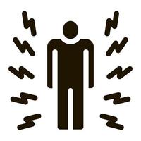 Whole Body Pain Icon Vector Glyph Illustration