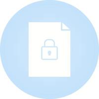 Secure Document Vector Icon