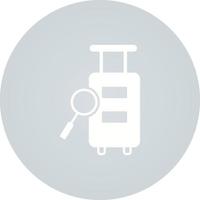 Luggage Inspection Vector Icon