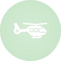 icono de vector de helicóptero