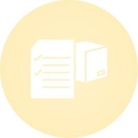 Delivery Checklist Vector Icon