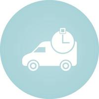 Time Based Delivery Vector Icon