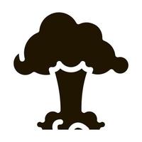 ilustración de símbolo de vector de icono de nube de explosión