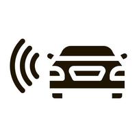 car network connection icon Vector Glyph Illustration