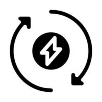 Ilustración de símbolo de vector de icono de circulación de calefacción