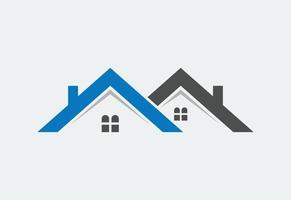 diseño del logotipo de la casa inmobiliaria, concepto de diseño vectorial vector