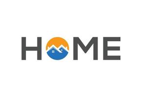 Real estate house logo design, Vector design concept