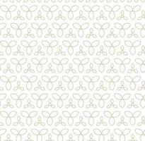 Modern vector seamless illustration. Linear gold pattern on a white background. Ornamental pattern for leaflets, printing, wallpaper, backgrounds