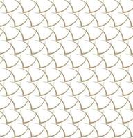 Modern vector seamless illustration. Linear gold pattern on a white background. Ornamental pattern for leaflets, printing, wallpaper, backgrounds