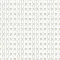 Modern vector seamless illustration. Linear gold pattern on a white background. Ornamental pattern for leaflets, printing, wallpaper, backgrounds
