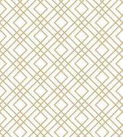 Modern vector seamless illustration. Linear gold pattern on a white background. Ornamental pattern for leaflets, printing, wallpaper, backgrounds