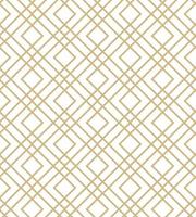 ilustración perfecta de vector moderno. patrón de oro lineal sobre un fondo blanco. patrón ornamental para folletos, impresión, papel tapiz, fondos