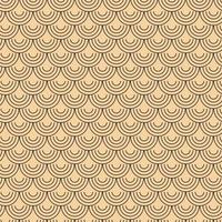 Modern vector pattern in Japanese style. Geometric black patterns on a gold background. Modern illustrations for wallpapers, flyers, covers, banners, minimalistic ornaments