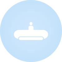 Horizontal Escalator Vector Icon