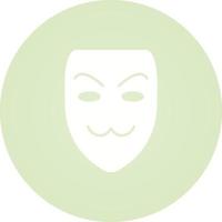 icono de vector de máscara de hacker