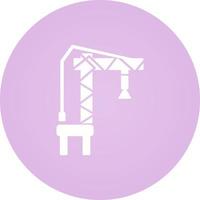 Harbor Crane Vector Icon