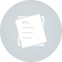 Graded Paper Vector Icon