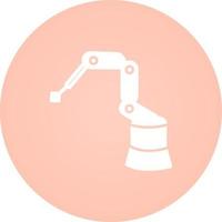 Industrial Robot Vector Icon