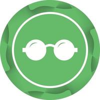 Beautiful Glasses Glyph Vector Icon