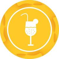 Beautiful Drink Glyph Vector Icon