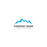 Mountain logo vector design template, wealth management logo