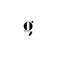 Modern Letter G logo vector design template