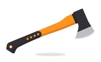 Axe in flat design vector