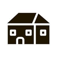 building roof type icon Vector Glyph Illustration