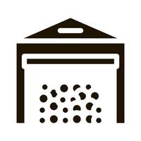 logging storage icon Vector Glyph Illustration