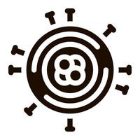 Unhealthy Pathogen Element Vector Icon