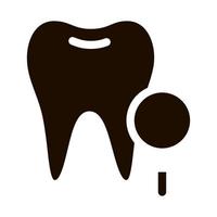 Dentist Stomatology Tooth Survay Vector Sign Icon