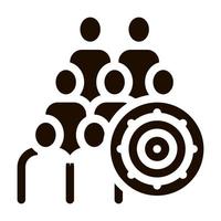 Bacteria Germ And People Vector Icon