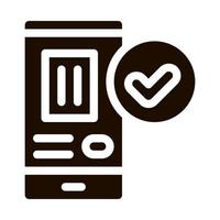 Smartphone Application Vector Sign Icon