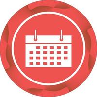 Beautiful Calendar Vector Glyph icon